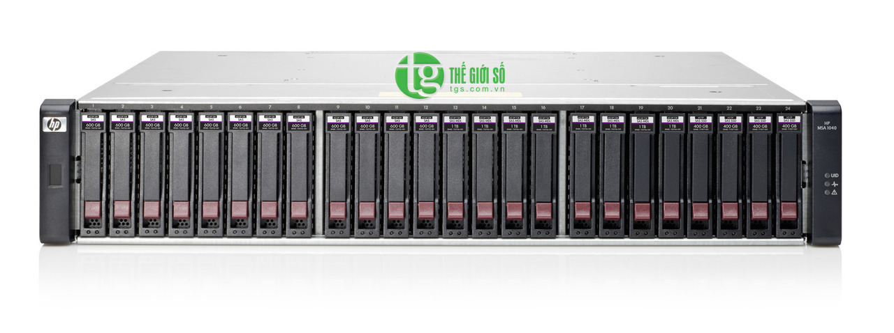 HP MSA 1040 2-port 1GbE iSCSI Dual Controller SFF Storage (E7W02A)
